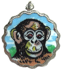 Vintage Enamel Disc Charms 1960s
