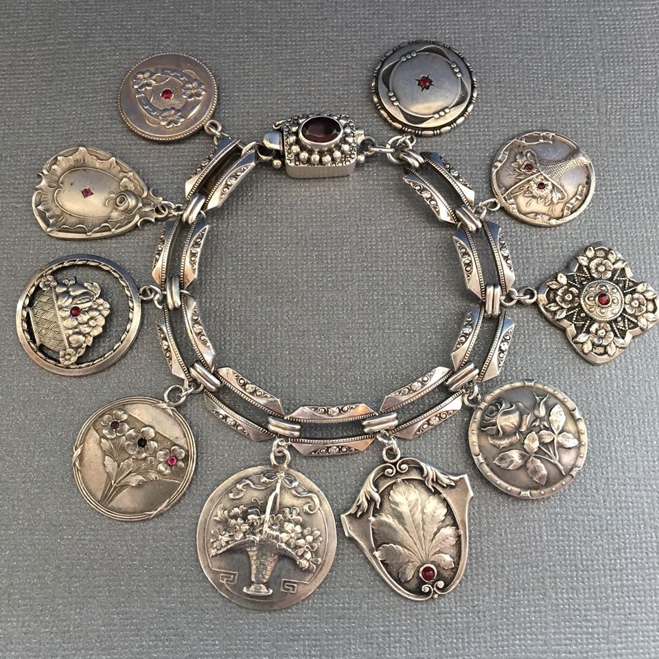 eCharmony Charm Bracelet Collection - Art Deco & Art Nouveau Charms - Click Image to Close