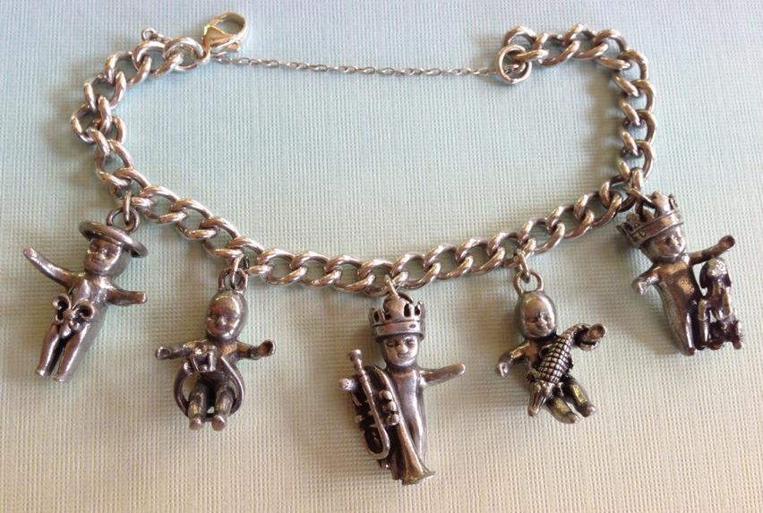eCharmony Charm Bracelet Collection - New Orleans Cake Babies - Sold