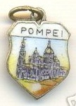 Pompei, Italy - Ancient Pompeii Scene Shield Charm