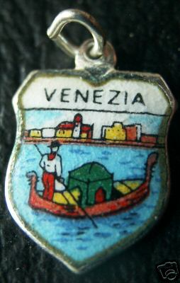 Venezia, Italy - Gondola in Canal - Click Image to Close
