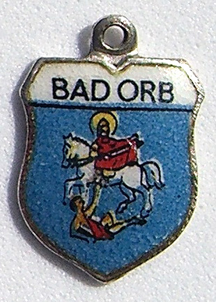 Bad Orb, Germany - Vintage Enamel Travel Shield Charm