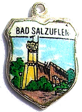 Bad Salzuflen,Germany-Travel Shield Charms