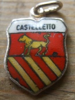 Castelletto, Italy - Crest Charm