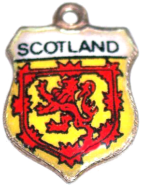 Scotland Travel Shield Charms
