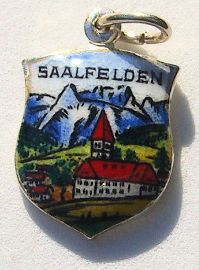 Saalfelden, Austria - Church & Mountain Scene