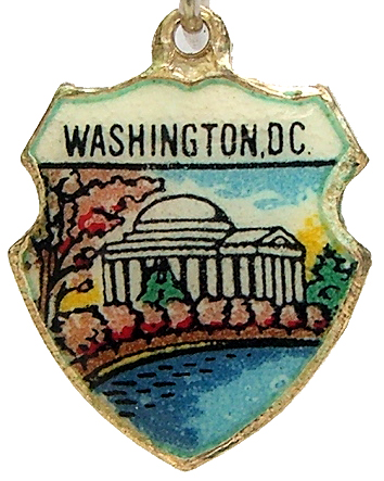 Washington DC - Jefferson Memorial 9 Travel Shield Charm 4