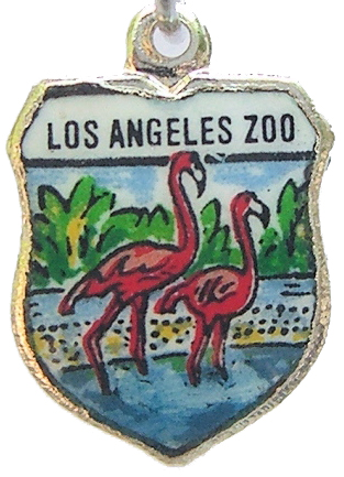 LOS ANGELES, CALIFORNIA - Los Angeles Zoo Flamingo Charm