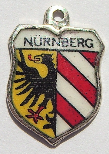 Nurnberg, Germany (Nurenburg) - Travel Charm 800 Silver