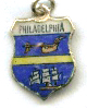 Philadelphia, Pennsylvania - Coat of Arms travel shield charm