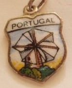 Portugal: Portugal Windmill Shield Charm