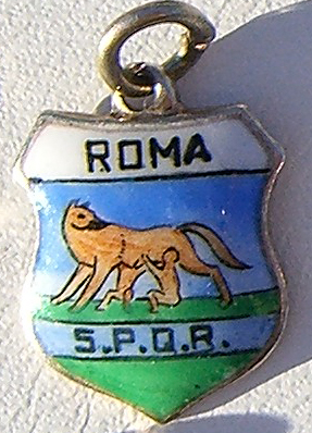 Roma, Italy - She-Wolf, Remus & Romulus Shield Charm