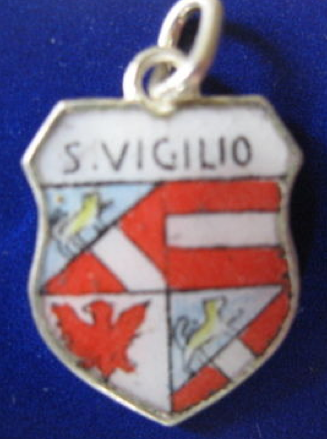 San Vigilio Italy - Coat of Arms Charm - Click Image to Close