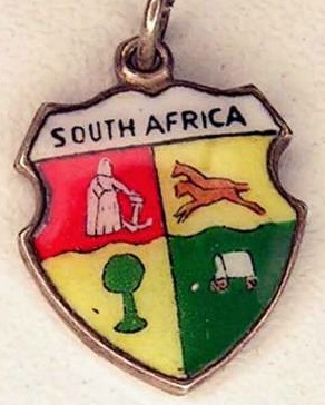 South Africa Travel Shield Charm - Coat of Arms