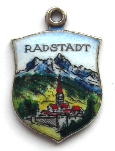 Radstadt, Austria - Roßbrand Mountain & Valley Shield Charm
