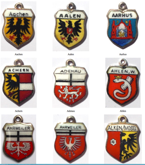 1 - Germany Coat of Arms Charms - A to Z List of Shield Charms