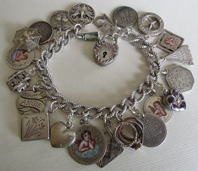 eCharmony Charm Bracelet Collection - Angela Angie Angels Love Token Charms