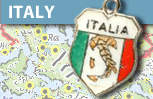Italy - Travel Shield Charms