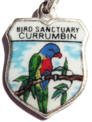 Australia - Bird Sanctuary Currumbin Parrot Shield Charm