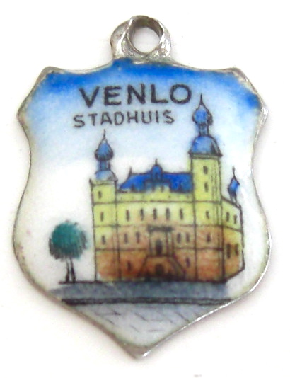 Holland - Venlo Vintage Enamel Travel Shield Charm