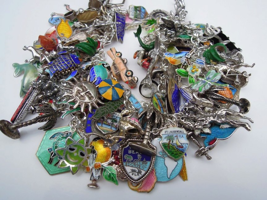 eCharmony Charm Bracelet Collection - Miami Florida Charms SOLD - Click Image to Close