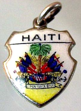Haiti Coat of Arms Charm
