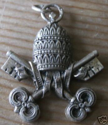 Vaticano, Italy - Silver Vatican Symbol