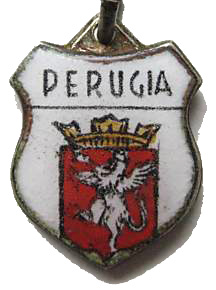 Perugia, Italy - Coat of Arms charm