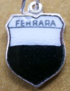 Ferrara, Italy - Coat of Arms Travel Charm