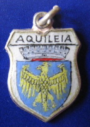 AQUILEIA Italy - Coat of arms shield charm