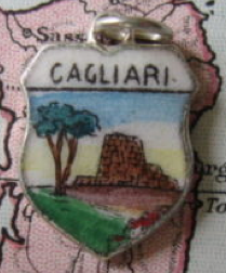 CAGLIARI Italy - Fort shield charm