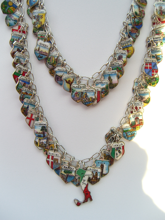 Italy Shield Charm Necklace