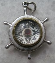 Compass - Silver Travel Charm
