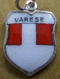 Varese, Italy - Crest Travel Shield Charm