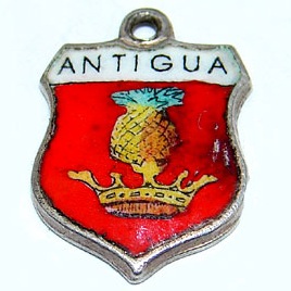 Antigua Travel Shield Charm