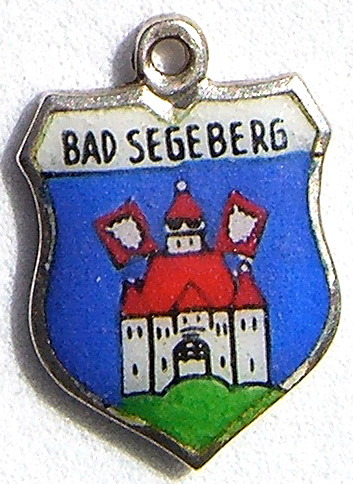 Bad Segeberg, Germany - Coat of Arms Shield Travel Charm