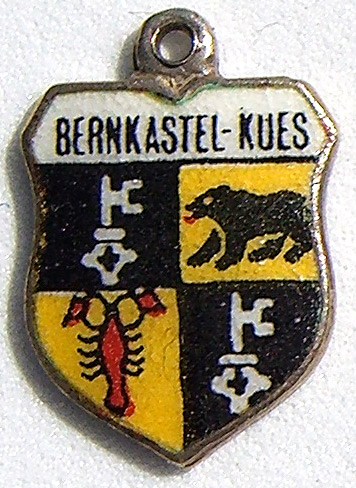 Bernkastel, Germany - Enamel Travel Shield Charm