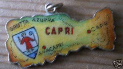 Capri Map, Italy
