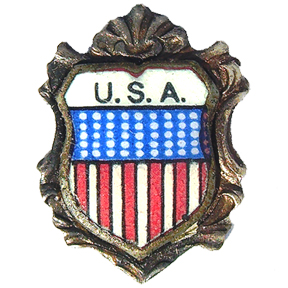 USA Travel Shield Charms