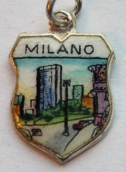 Milano, Italy - Downtown Shield charm
