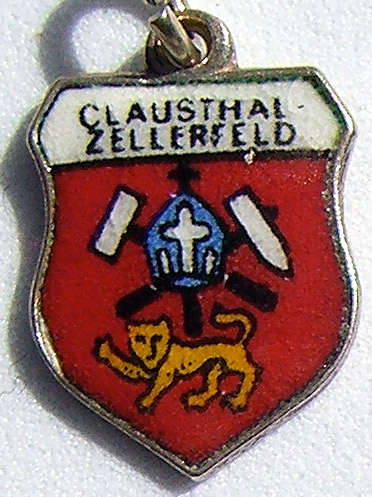 Clausthal Zellerfeld, Germany - Vintage Enamel Travel Charm