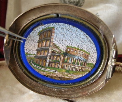 Rome - Colosseum Micro Mosaic Pin