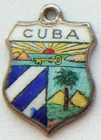 Cuba - Coat of Arms Shield Charm