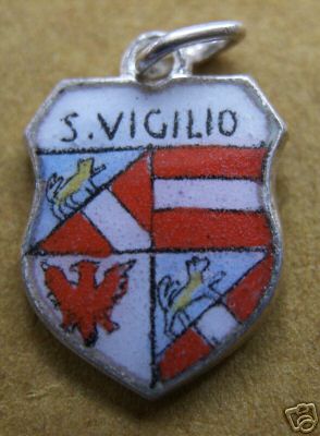San Vigilio, Italy - Travel Shield Charm COA