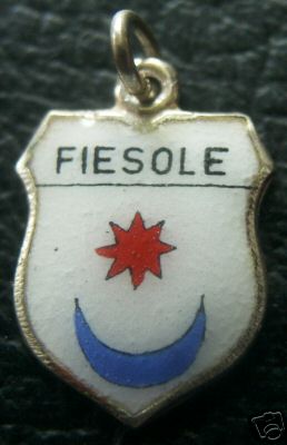 Fiesole, Italy - Enamel Shield Charm