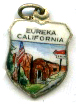 Eureka, California - Building scenic travel shield charm