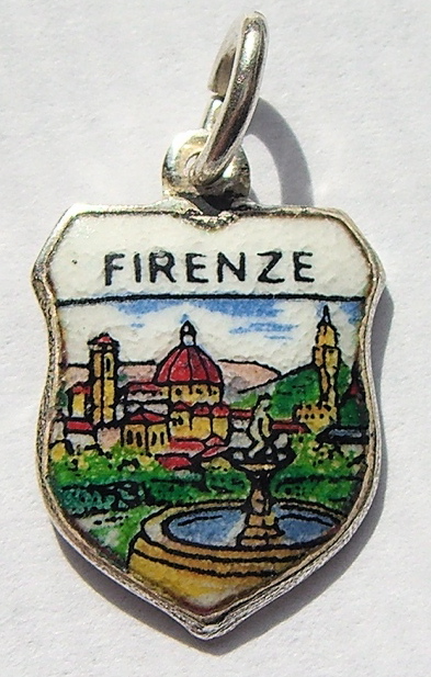 Firenze Italy Travel Charm Bracelet 2 - Click Image to Close