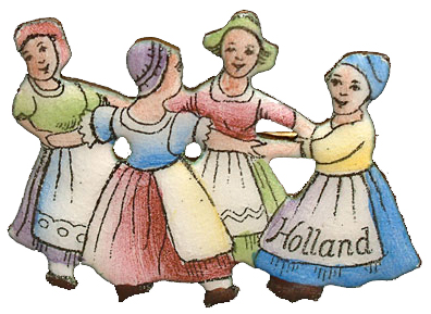 Holland - Dutch Ladies Enamel Pin