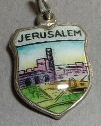 Jerusalem - Wall Travel Shield charm