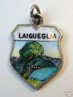 Laigueglia, Italy - Scenic Travel Shield Charm